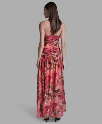 Women's Strapless Maxi Dress