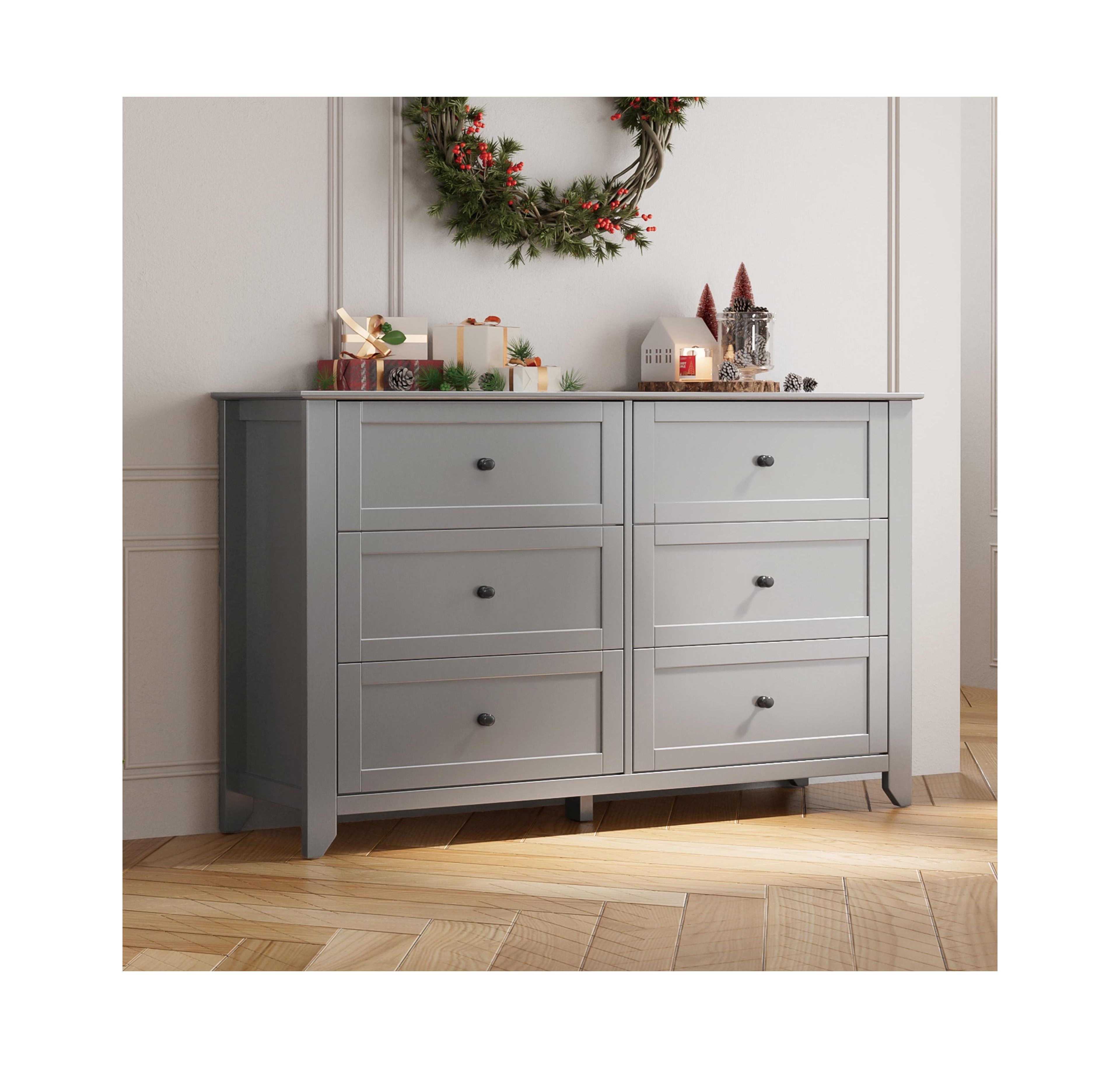gaomon Modern 6 Drawer Dresser for Bedroom