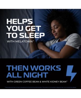 Night Time Fat Burner to Shred While You Sleep | Belly Fat Burner, Carb Blocker & Weight Loss Support Supplements | 2 Pack