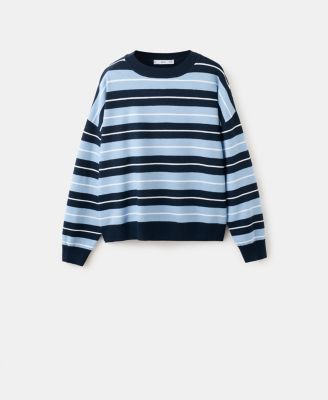 Women's Knit Striped Sweater