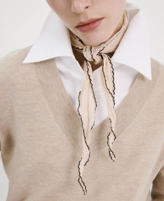 Women's V-Neck Knit Sweater