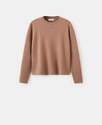 Women's Round-Neck Knitted Sweater