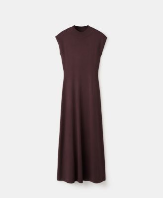 Women's Perkins-Neck Knitted Dress