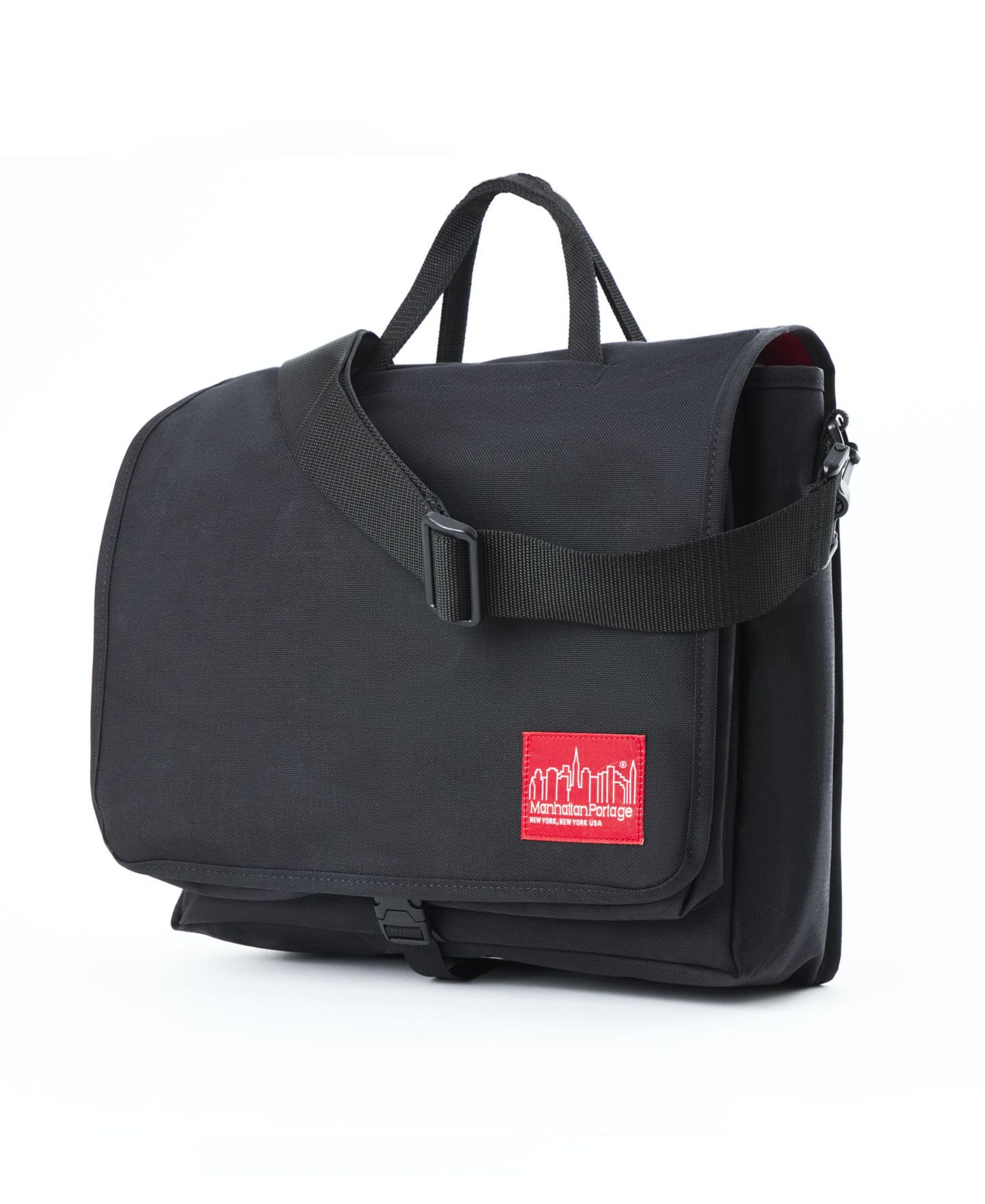 Женская сумка Manhattan Portage Large DJ Bag Deluxe Messenger, цвет: Чёрный — фото 3