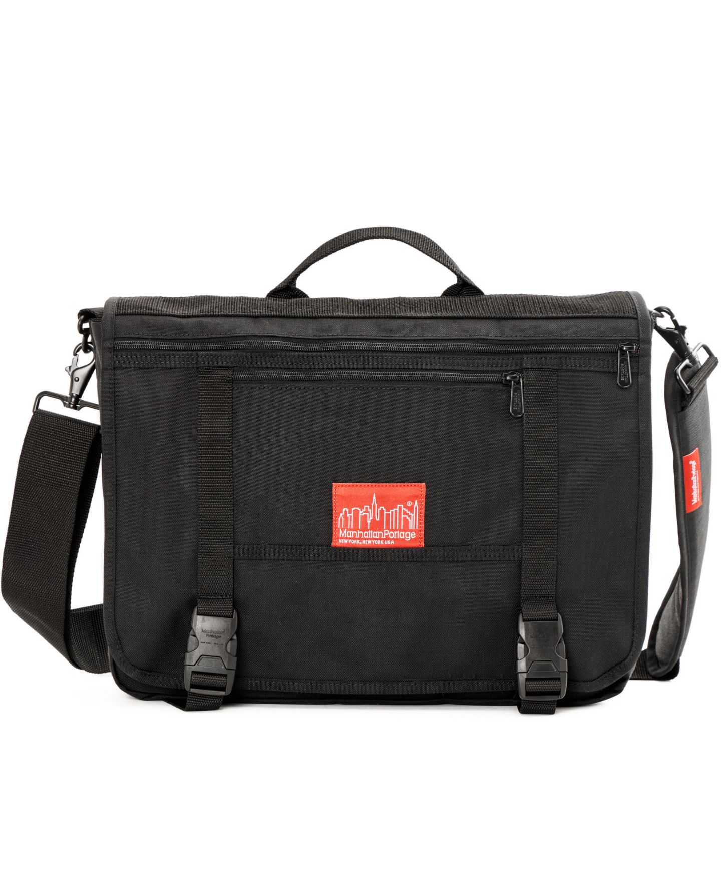 Женская сумка Manhattan Portage Wallstreeter Laptop Messenger Large, цвет: Чёрный — фото 1