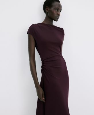 Women's Ruched Long Dress