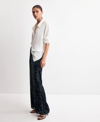 Women's Straight Devore Pants