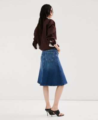 Women's Midi Denim Skirt