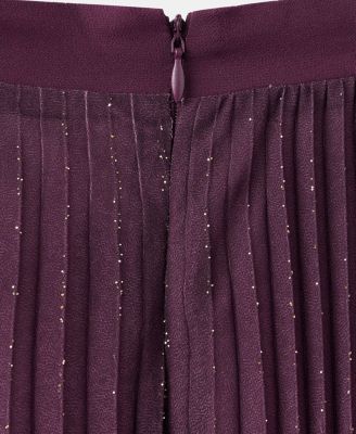 Women's Pleated Flared Skirt