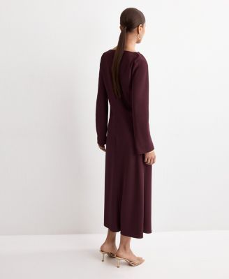 Women's Draped Neck Dress