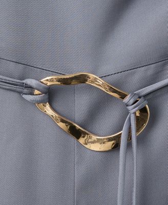 Women's Asymmetrical Flared-Sleeve Jumpsuit