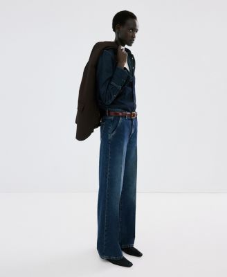 Women's Wide Leg Mid-Rise Jeans