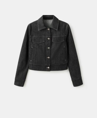 Women's Pockets Fitted Denim Jacket
