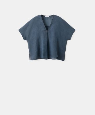 Women's Ramie Overdyed Effect Kaftan