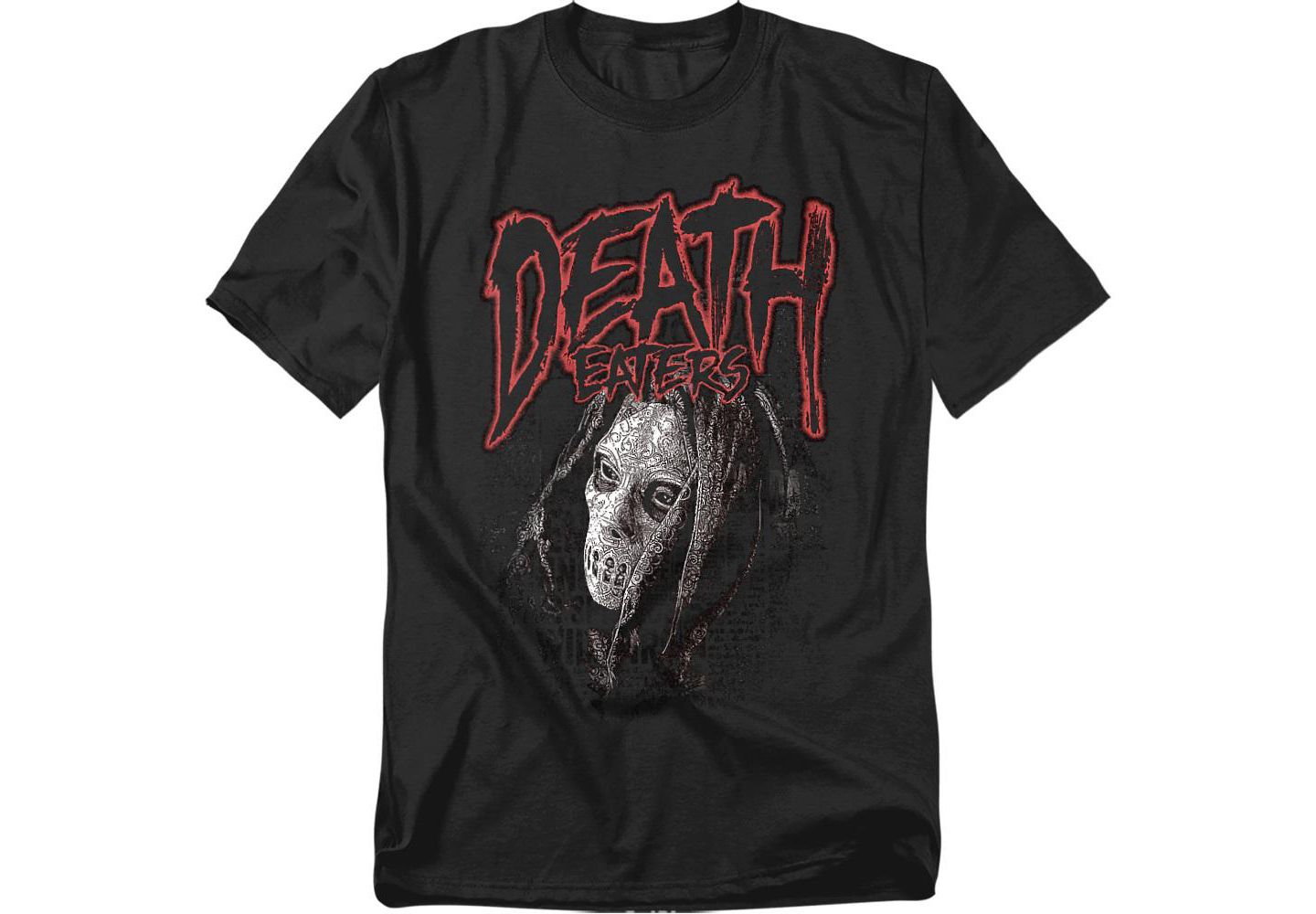 Мужская футболка Harry Potter Death Eaters Mono Face, цвет: Чёрный — фото 1