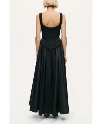 Women's Laced Corset Maxi Dress