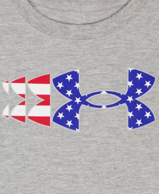 Boys' Toddler 2T-4T UA Flag Logo T-Shirt and Shorts, 2-Piece Set