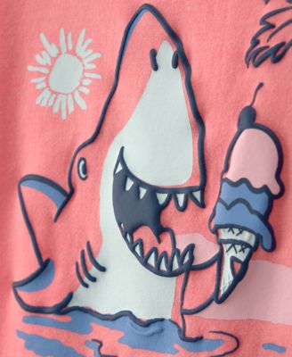 Boys' 2T-5T Shark Graphic Short-Sleeve T-Shirt