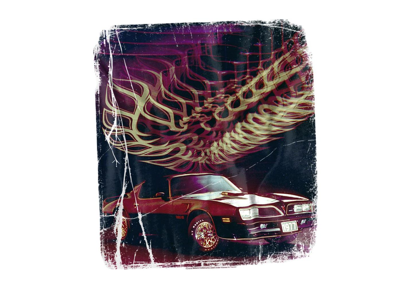 Мужская футболка Logovision Pontiac Firebird 77, цвет: Белый — фото 2