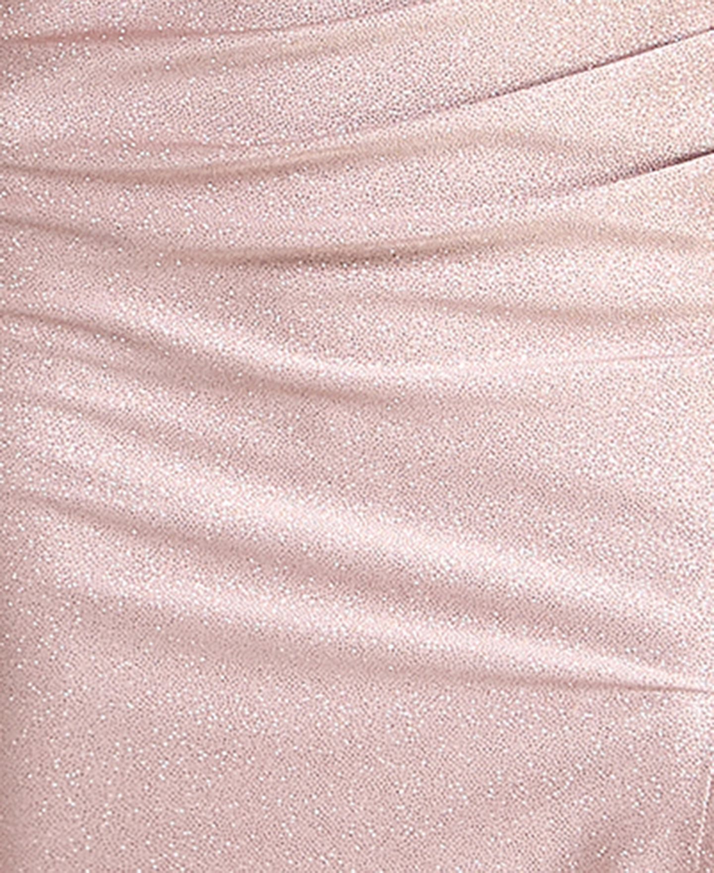 Женское платье KATIA RAE Juniors' Strapless Glitter-Knit Bodycon, цвет: Пудровый — фото 5