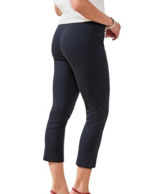 Women's Pinstripe Pull-On Pants