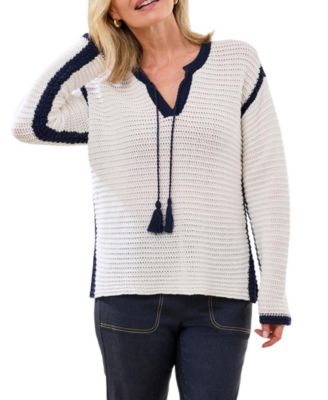 Women's Notch Collar Sweater