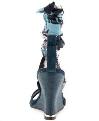 Women's Fabia Ankle-Wrap Wedge Sandals