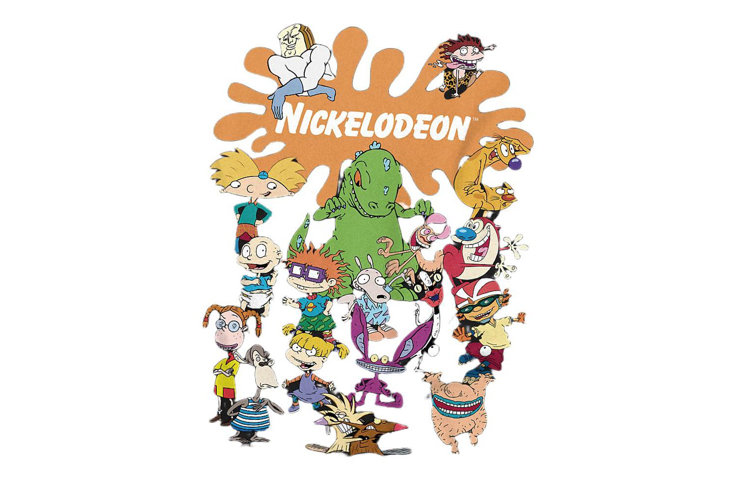 Men's Nickelodeon Brand Nick Splat Group T-Shirt