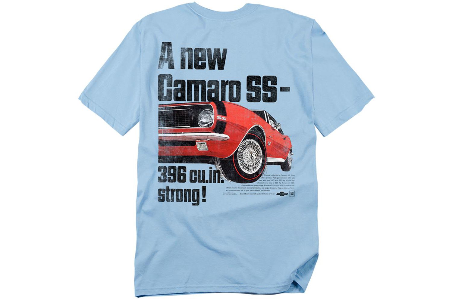 Men's Chevrolet Camaro Ss Back T-Shirt