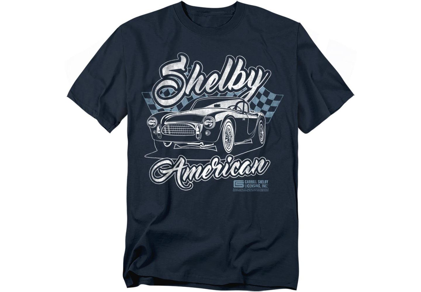 Мужская футболка Mustang Shelby Cobra Mono, цвет: Тёмно-синий — фото 1