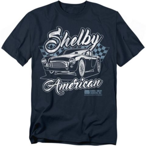 Мужская футболка Mustang Shelby Cobra Mono, цвет: Тёмно-синий