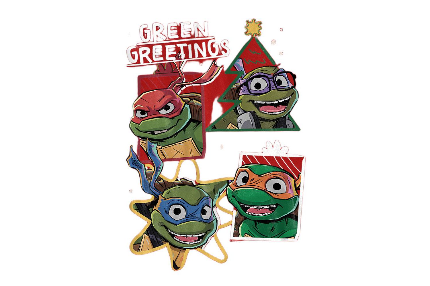 Men's Greetings Christmas T-Shirt