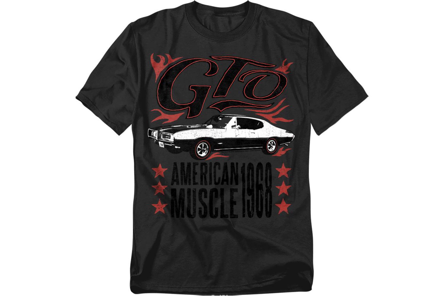 Men's Pontiac Gto Flames T-Shirt