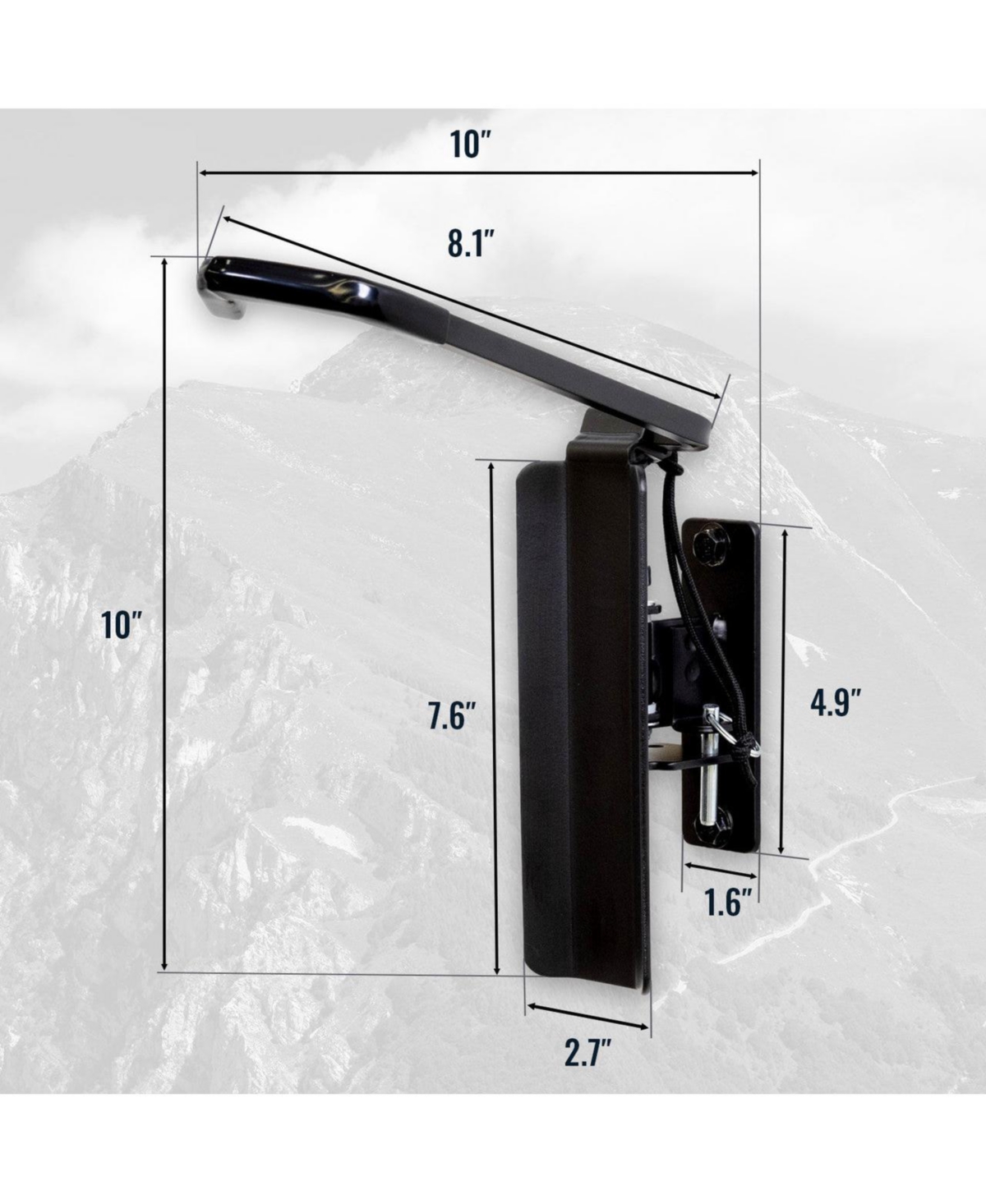 StoreYour Swivel Mount Bike Storage Rack | 2 Bike Garage Wall Hooks