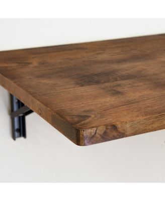 Wakefield Foldable Workbench, Dark Wood Tabletop, Heavy-Duty Table