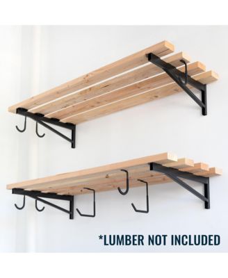 DIY Wall Shelf Brackets | Heavy Duty Garage Wall Shelves