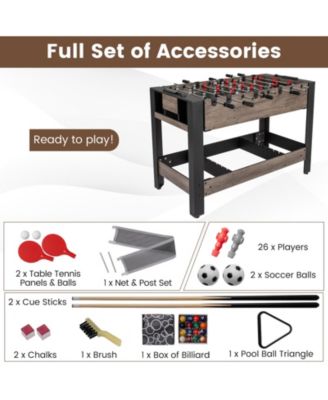 49" Combo Game Table with Pool Billiards