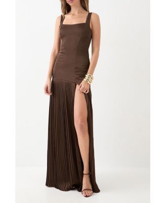 Women's Premium Pleated Skirt Bridesmaid Dress