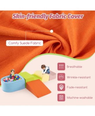 5-Piece Climb and Crawl Playset with Ball Pit for Kids