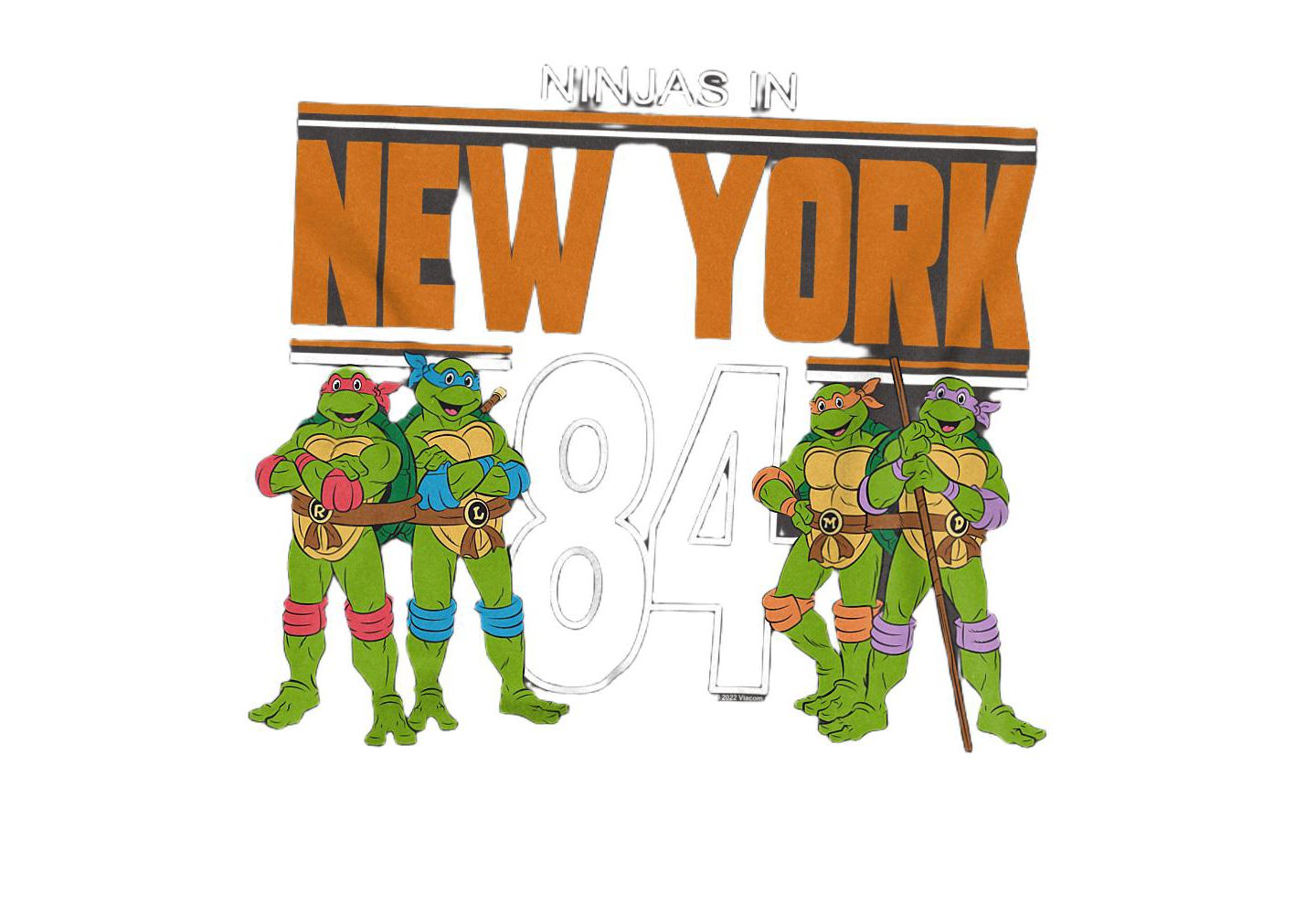 Мужская футболка Teenage Mutant Ninja Turtles Nyc, цвет: Угольный — фото 3
