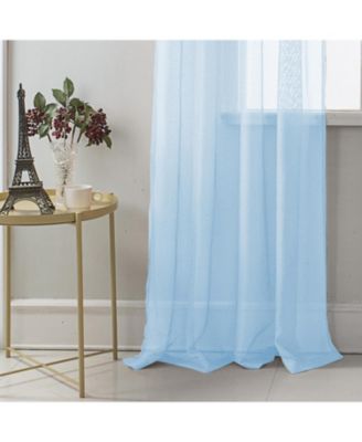 RT Designer Collection Celine Sheer Luxurious Modern Design Curtain Panel 54" x 84"