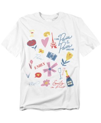 Men's Simple Icon Collage Fun T-Shirt