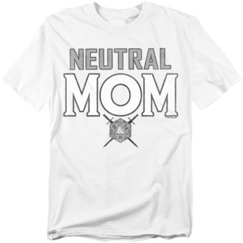 Мужская футболка D&D Mother's Day Neutral Mom, цвет: Белый