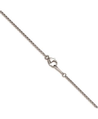Solid 950 Platinum Polished Rolo Chain Necklace