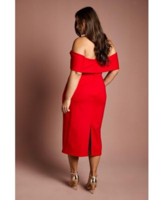 Women's Bardot Ponte Midi Dress