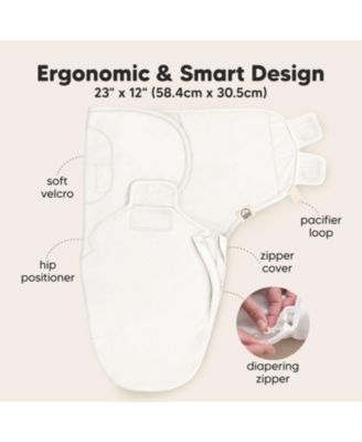 3pk Soothe Zippy Baby Swaddles Months, Newborn Sleep Sacks, Zipper Swaddle, Wearable Swaddle Blanket