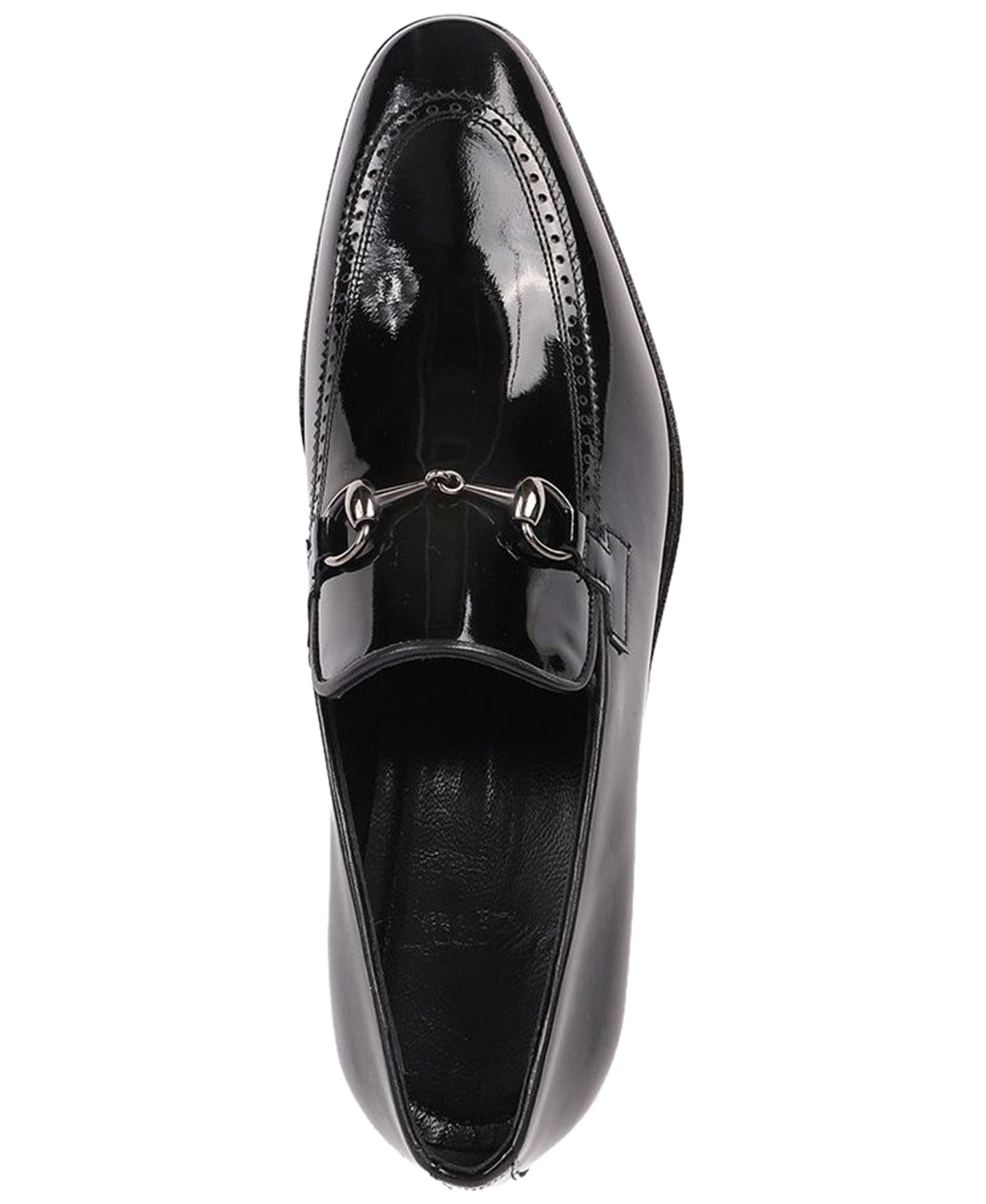 Мужские туфли VELLAPAIS Edroy Horsebit Buckle Slip-On Dress Loafers, цвет: Чёрный — фото 4