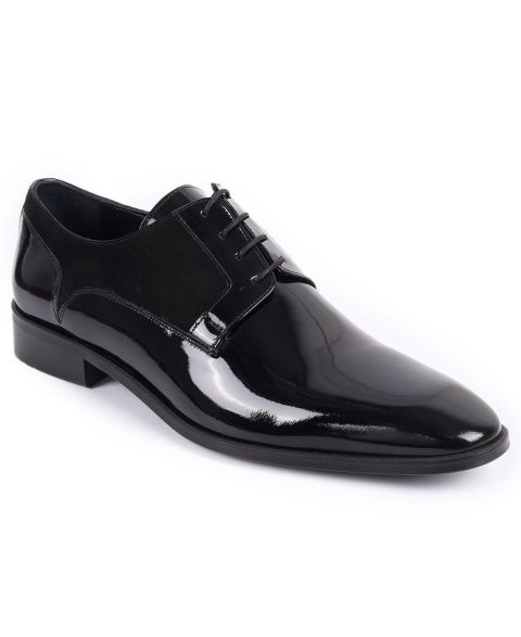 Мужские туфли VELLAPAIS Lace-Up Oxford, цвет: Чёрный