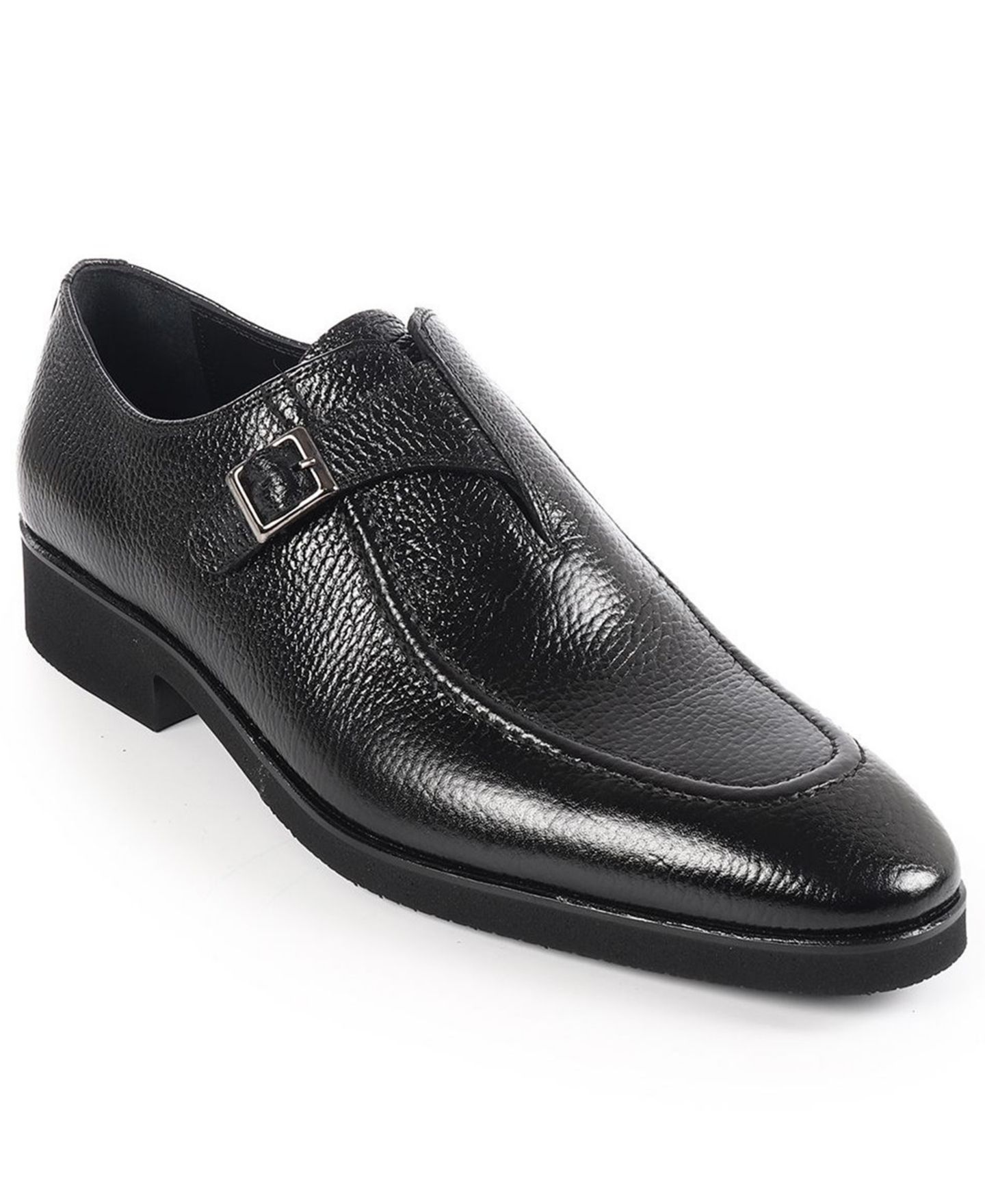 Обувь VELLAPAIS Men's Slip-On Dress Shoes, цвет: Чёрный — фото 1