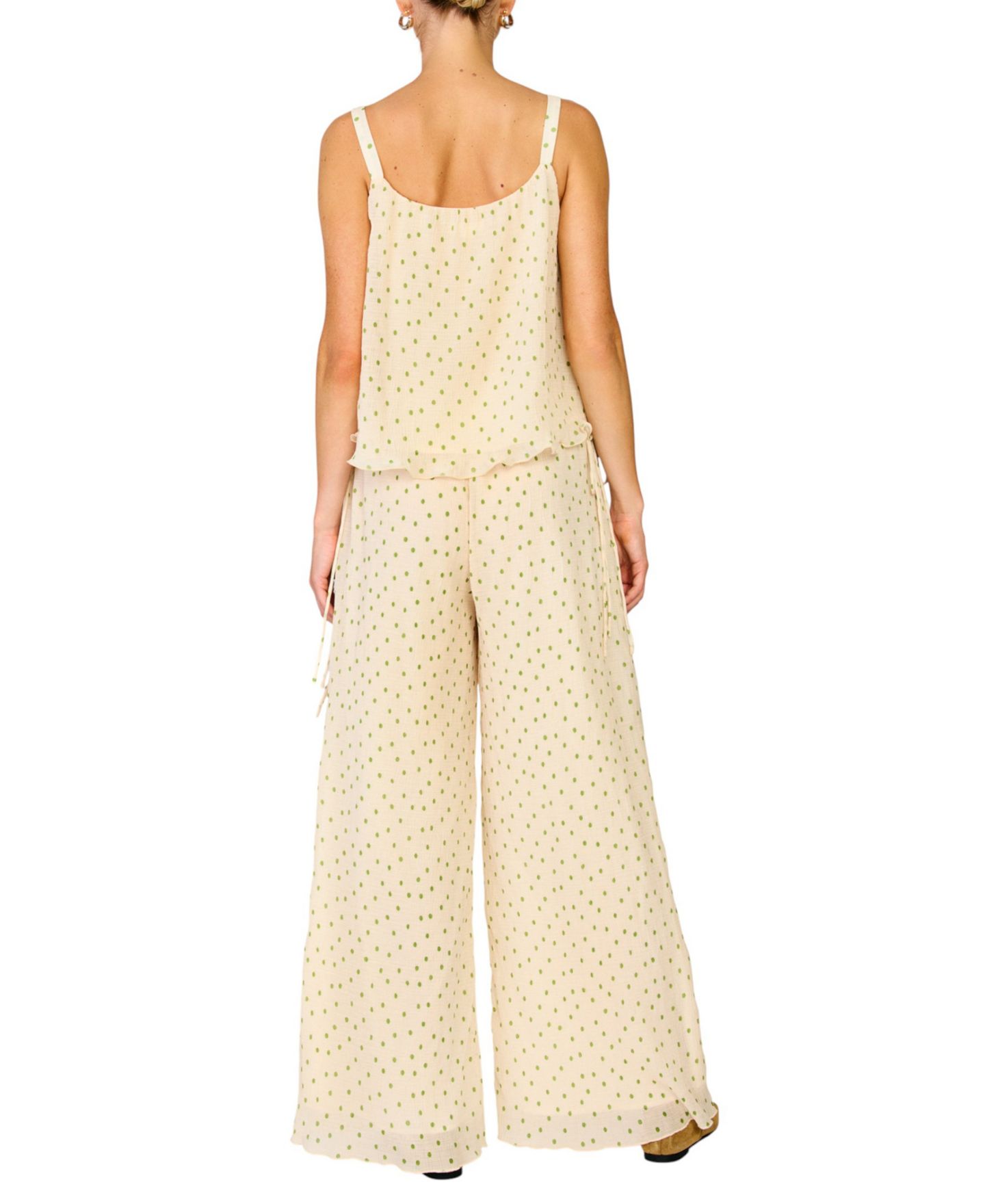 Женский топ Line & Dot Lilou Sleeveless Scoop Neck, цвет: Кремовый разноцветный — фото 4